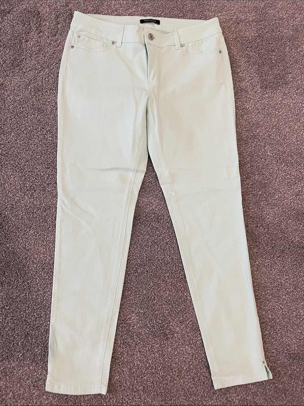 Women’s Mint Green Skinny Jeans